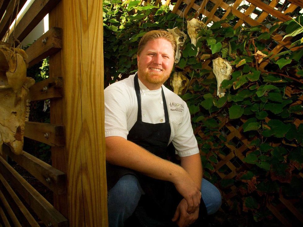 Randy Evans, chef, Haven, April 2013