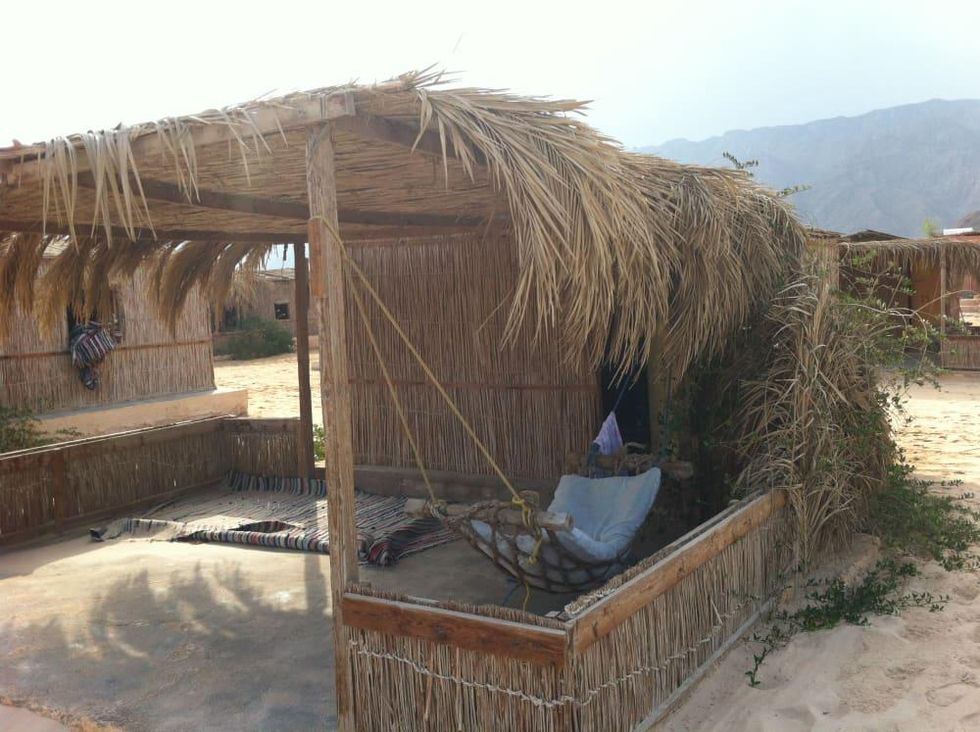 Rash Shitan Sinai Egypt hut with hammock