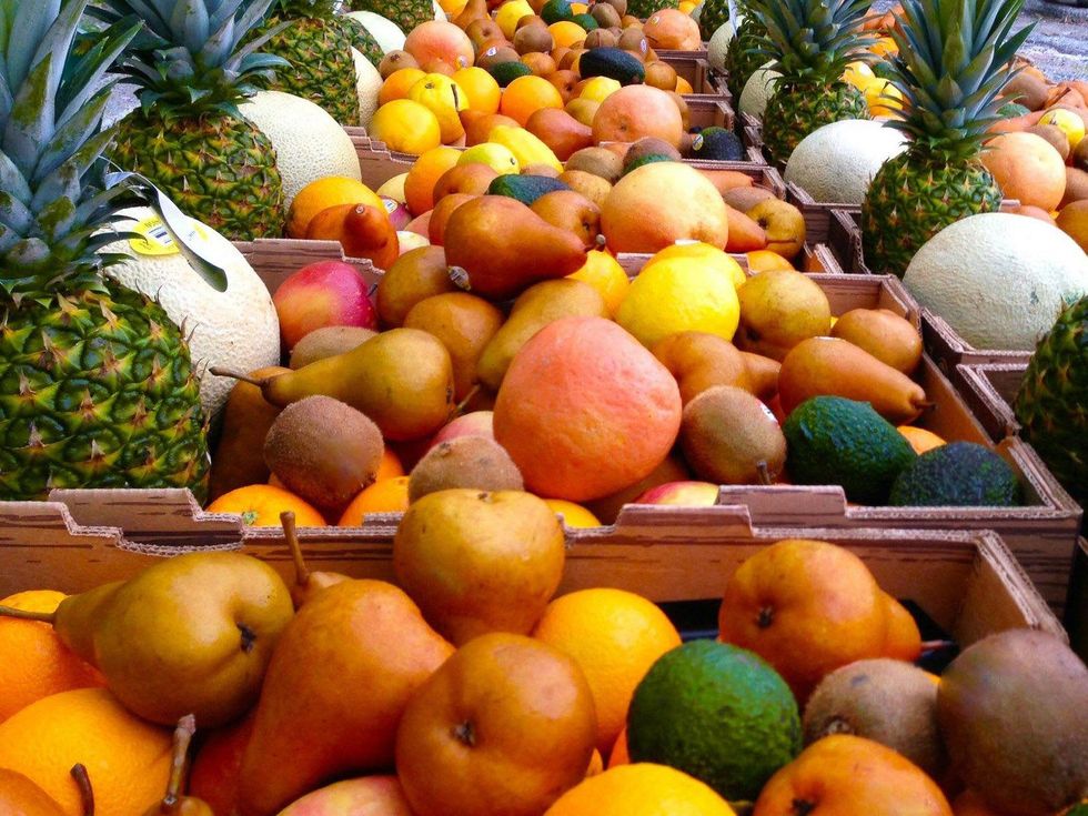 Rawfully Organic Co-op peaches pineapples melons avacados fruit