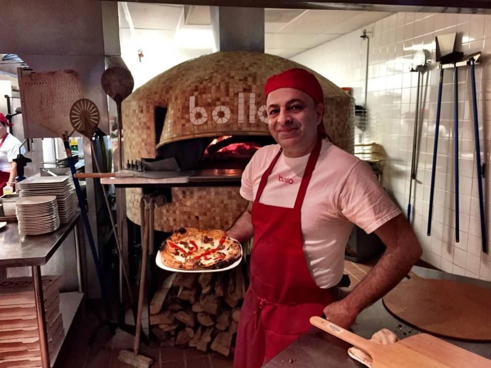 Ray Salti Bollo pizza
