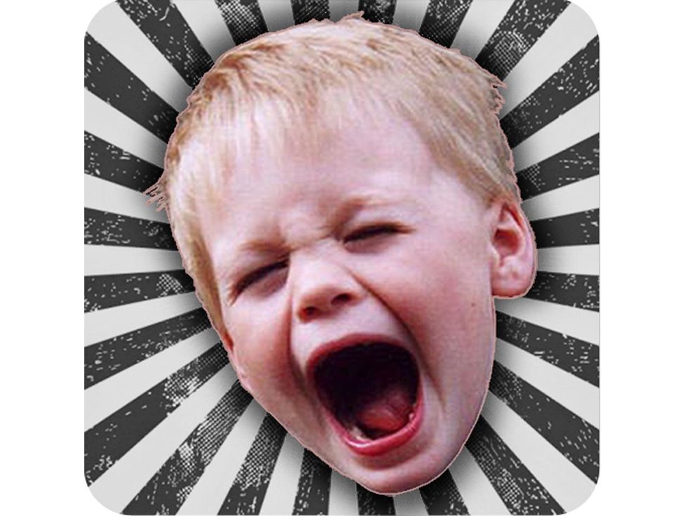 Reacticons, screaming kid, logo, January 2013