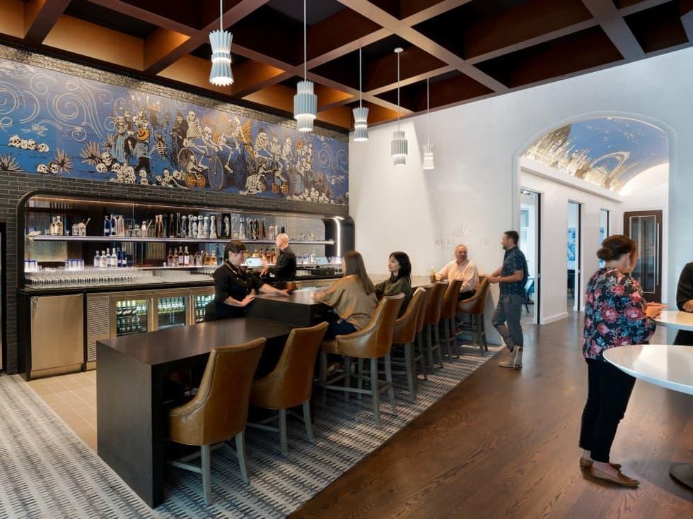 Real Agave bar seating