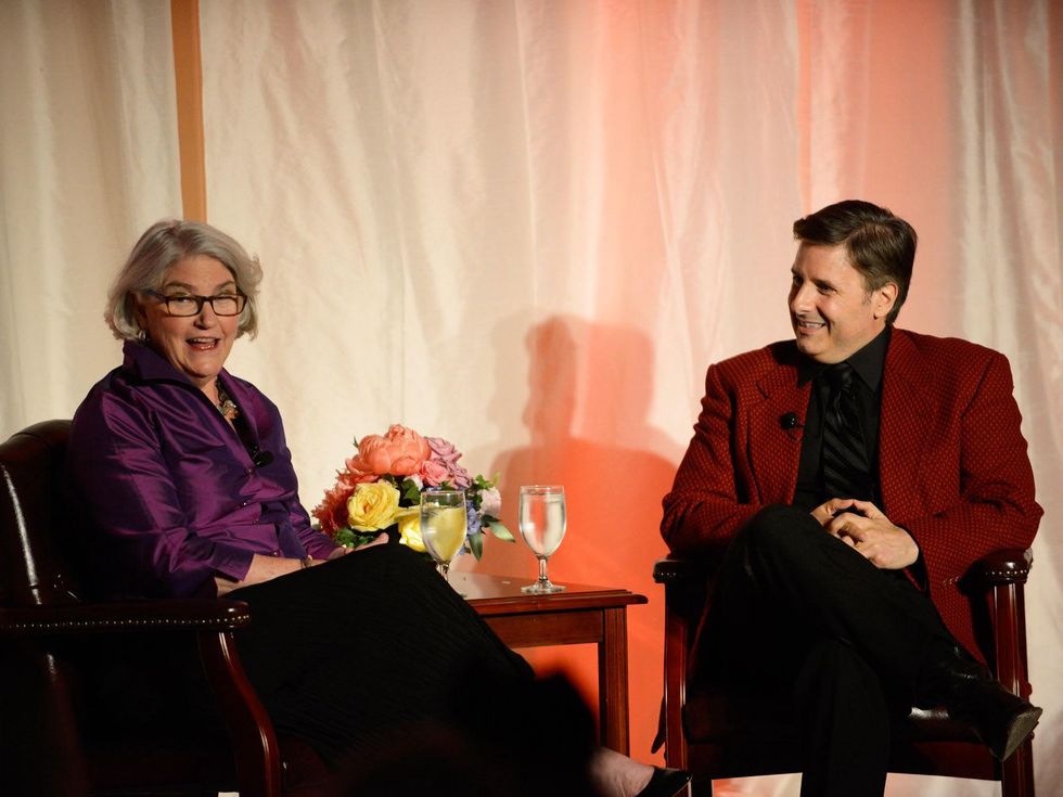 Rebecca Eaton and Ernie Manouse at Masterpiece Evening April 2014