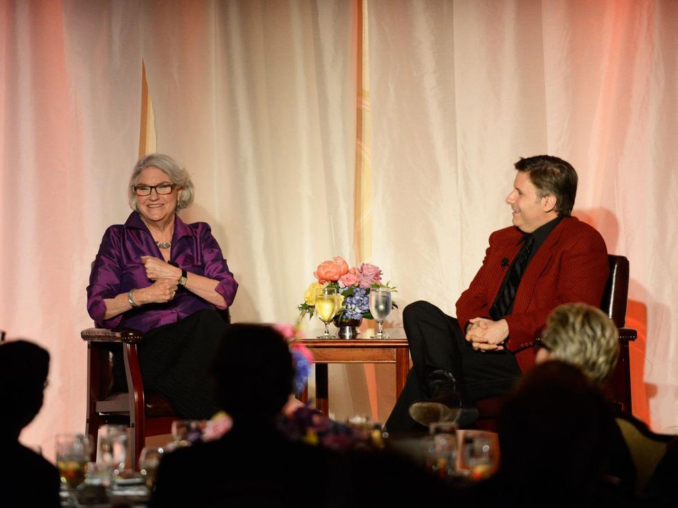 Rebecca Eaton and Ernie Manouse at Masterpiece Evening April 2014