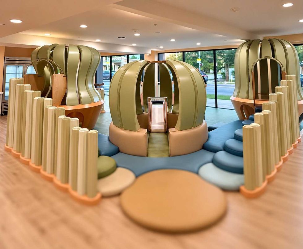 Recess restaurant playground