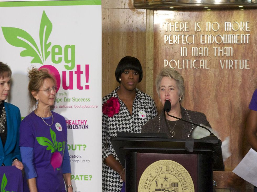 Recipe 4 Success VegOut Press Conference with Annise Parker
