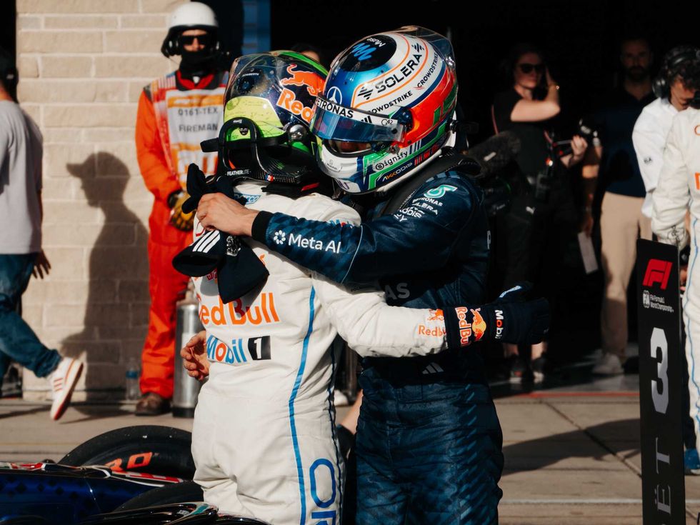 Red Bull Racing driver Isack Hadjar congratulated Mercedes driver Kimi Antonelli after the Qualifying session on Saturday.