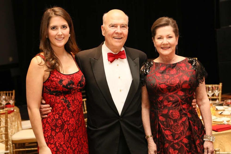 Red Cross Ball, Feb. 2016, Caroline Hafner, Joe Hafner, Merrill Hafner