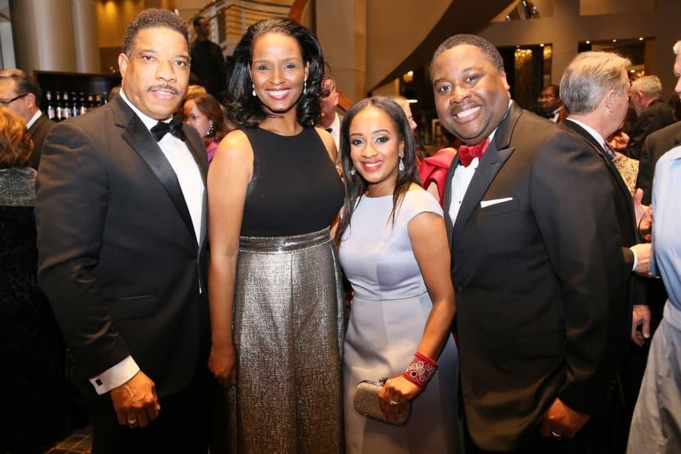 Red Cross Ball, Feb. 2016, Doug Herron, Winell Herron, Regina Jackson, Ronald Jackson