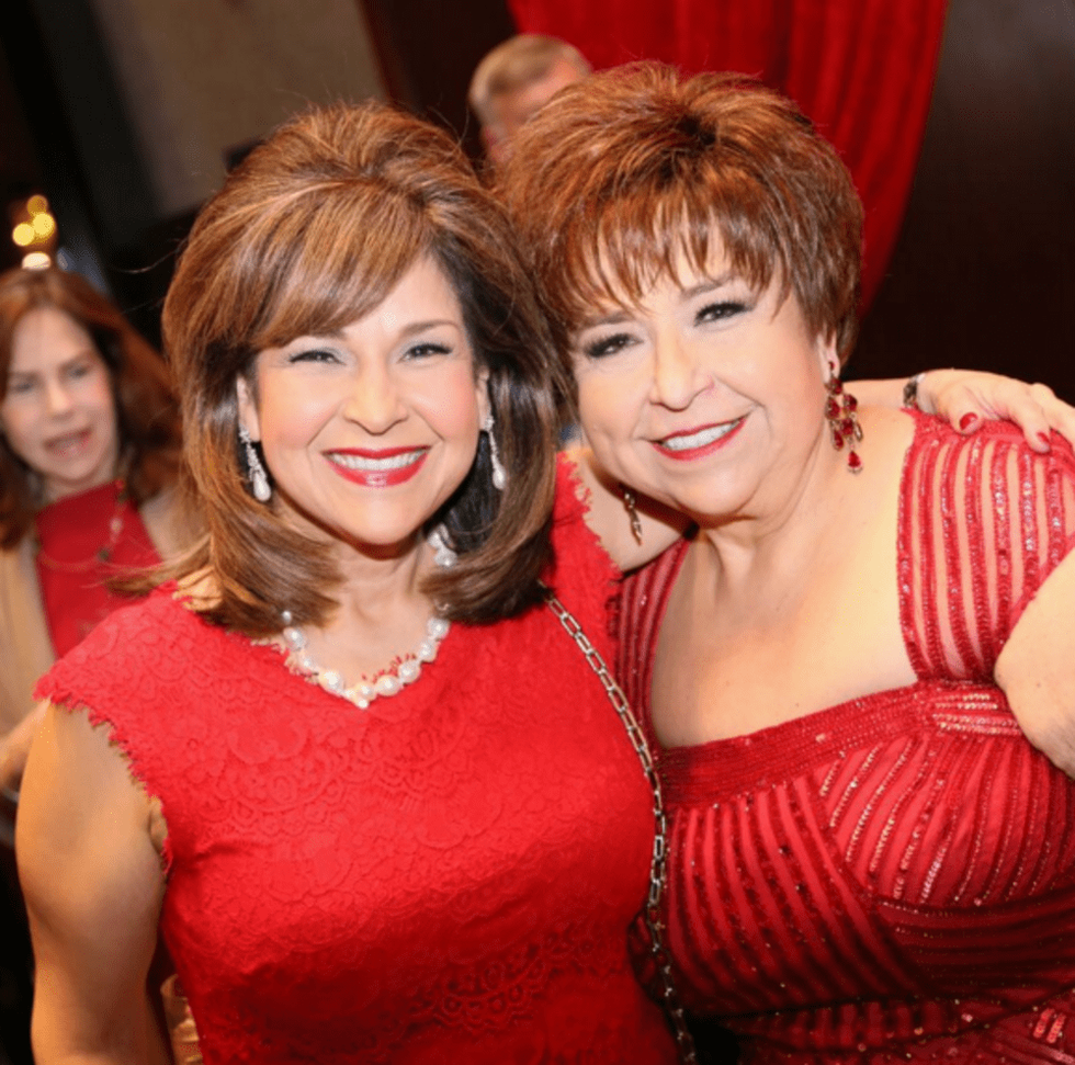 Red Cross Ball, Feb. 2016, Mary Bergeron, Trini Mendenhall