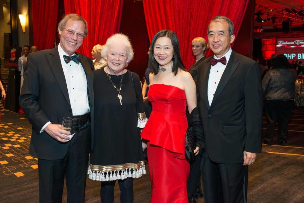 Red Cross Ball, Feb. 2016, Stephen Klineberg, Peggy Klineberg, Anne Chao, Albert Chao