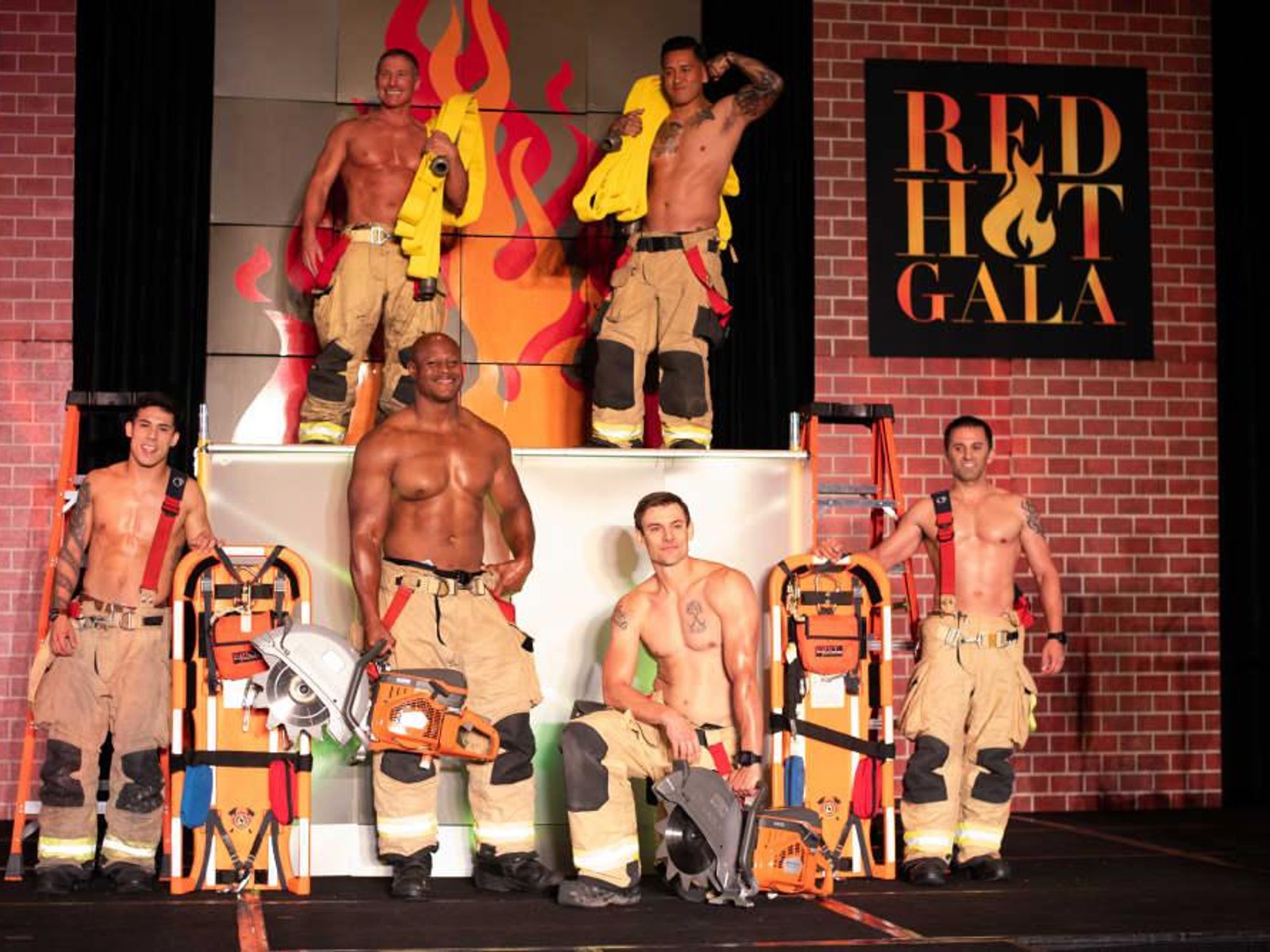 Red Hot Gala 2020 Houston firefighters