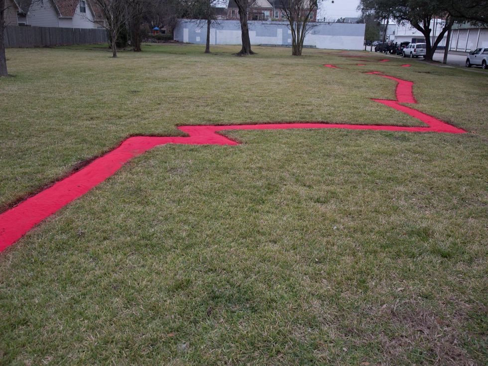 Red Sand Project earthwork 1