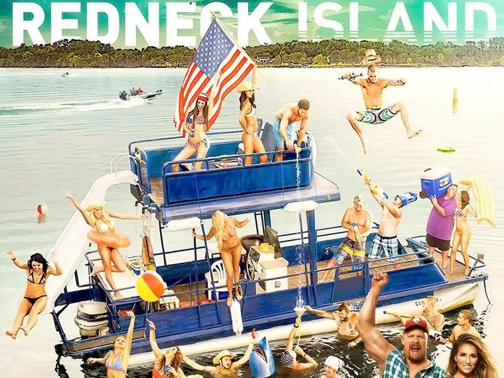 Redneck Island promo poster December 2014