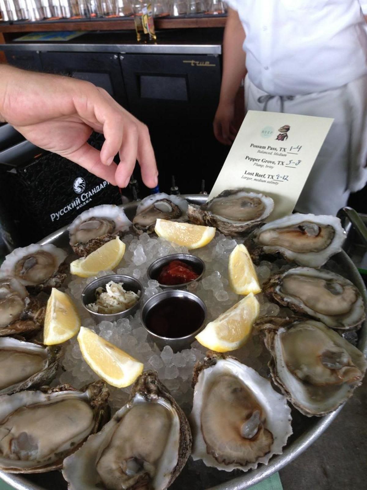 Reef has led the way on championing Gulf Coast appellation oysters