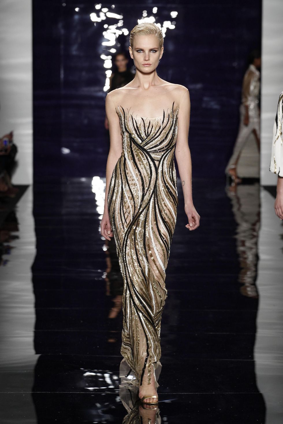 Reem Acra look 25 fall 2014 collection