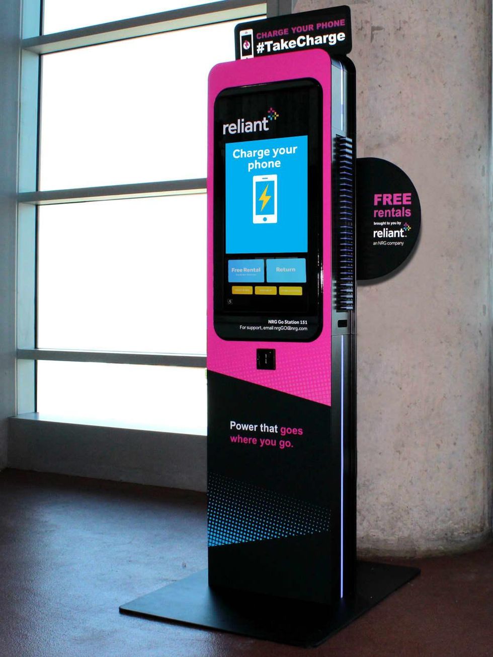 Reliant charging kiosk