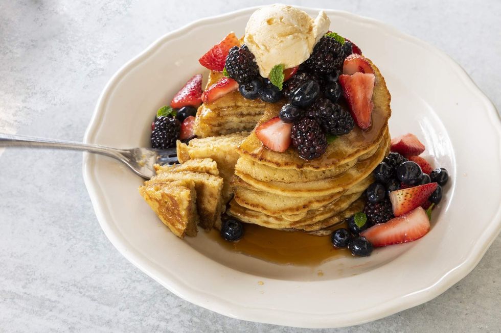 Relish Restaurant Buttermilk Pancakes Brunch