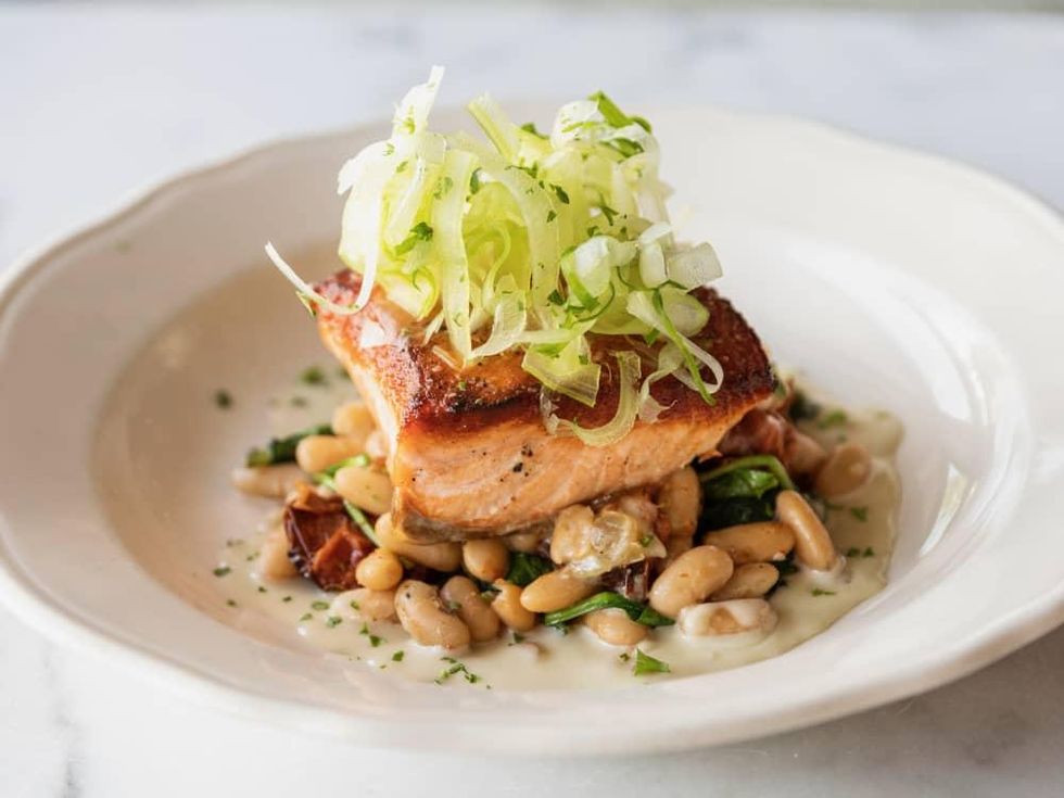 Relish Restaurant pan-seared salmon