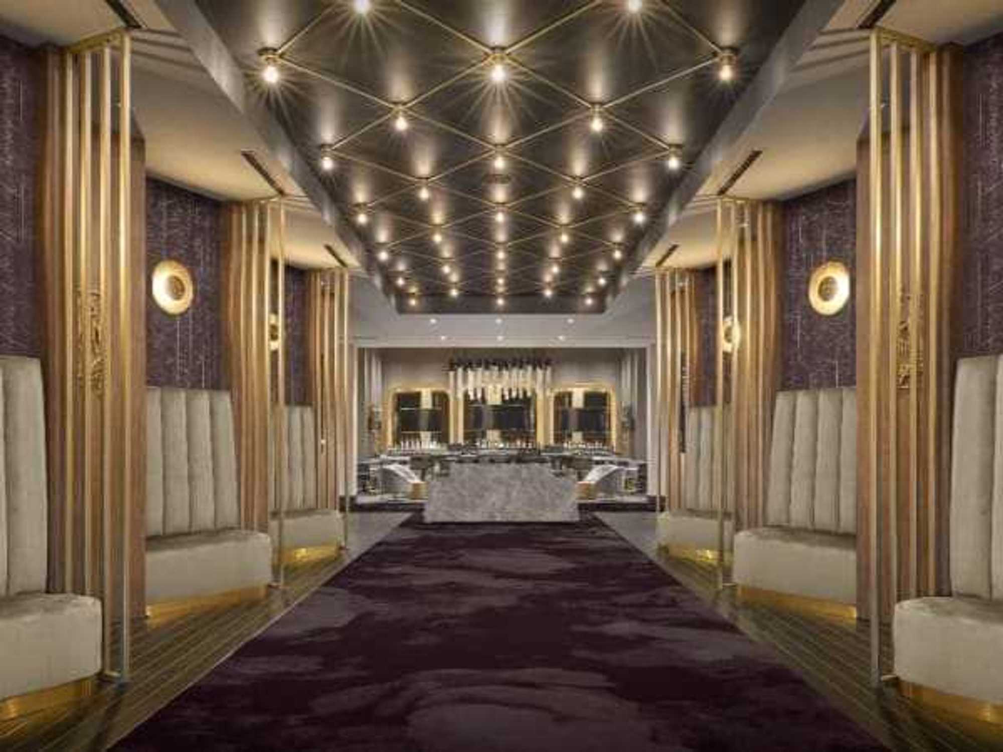 Render of the new proposed entryway at Star Cinema Grill Cypress.