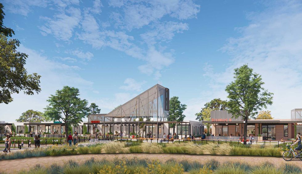 Rendering of exterior of Greenside