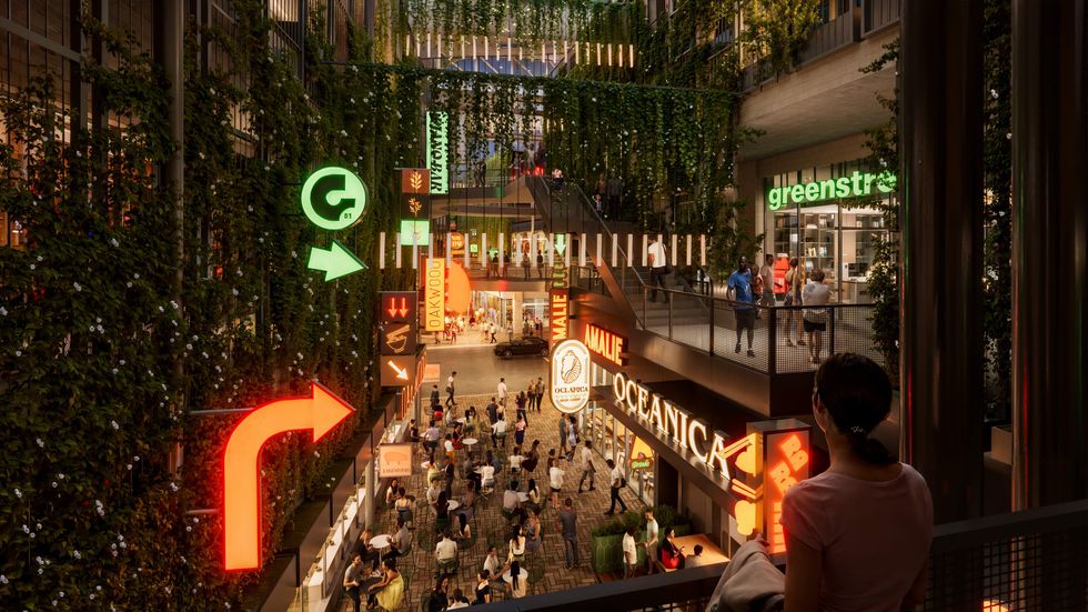 rendering of GreenStreet in Houston