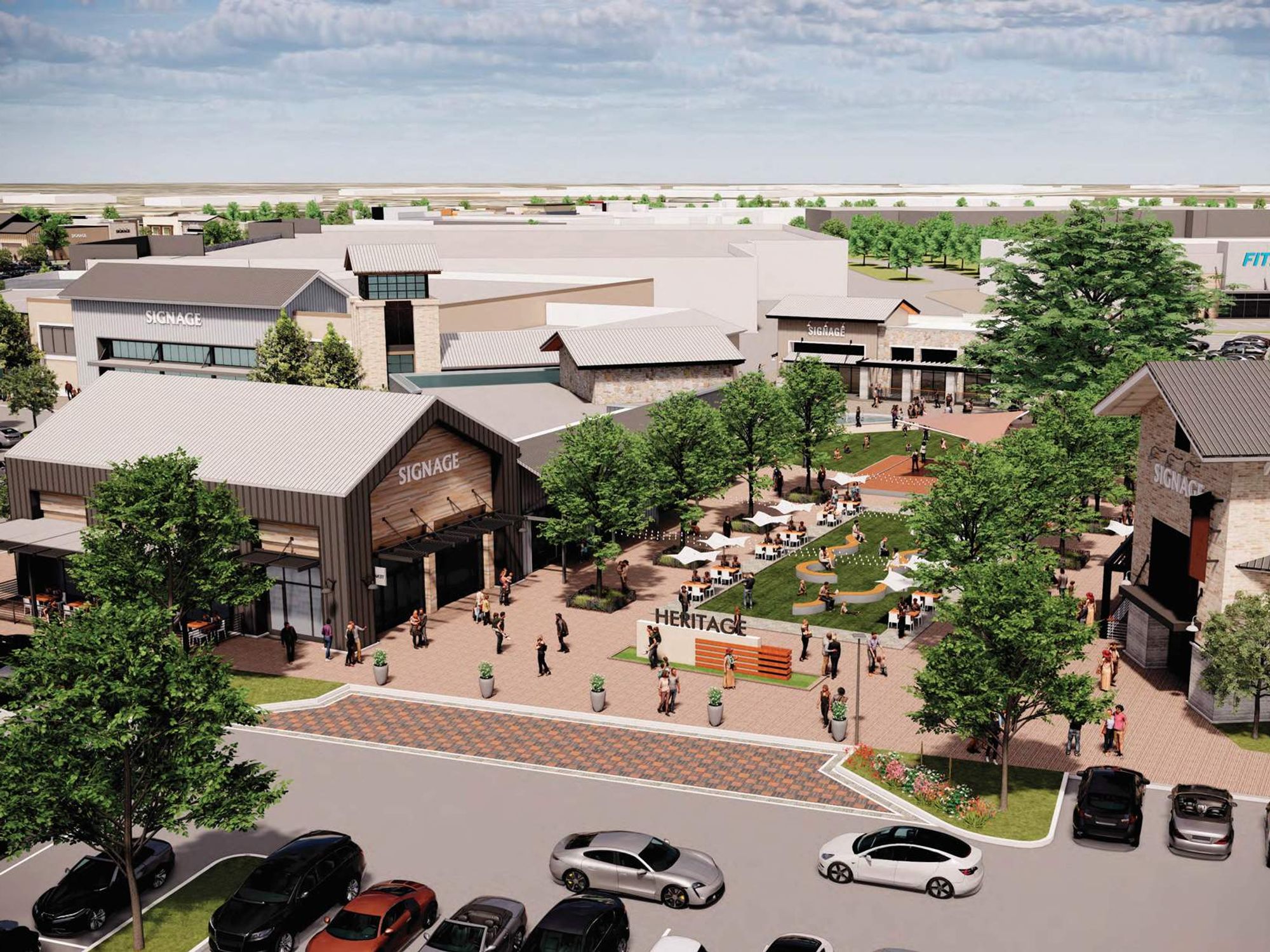 Rendering of Texas Heritage Marketplace