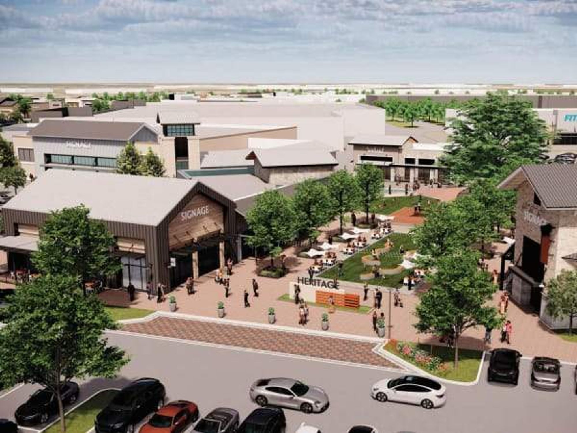 Rendering of Texas Heritage Marketplace