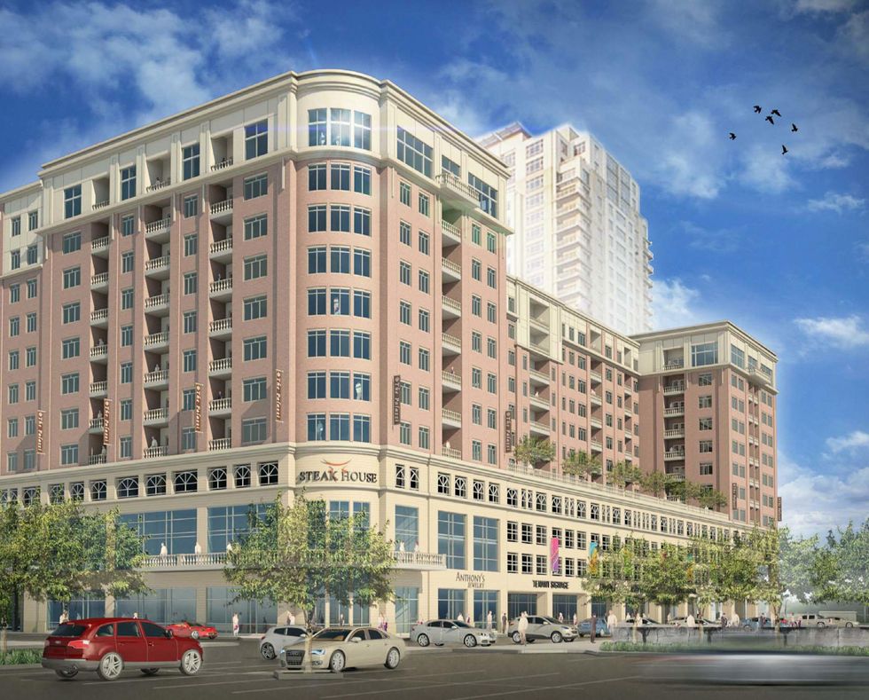 Renderings of Palazzi development at Uptown Park July 2014