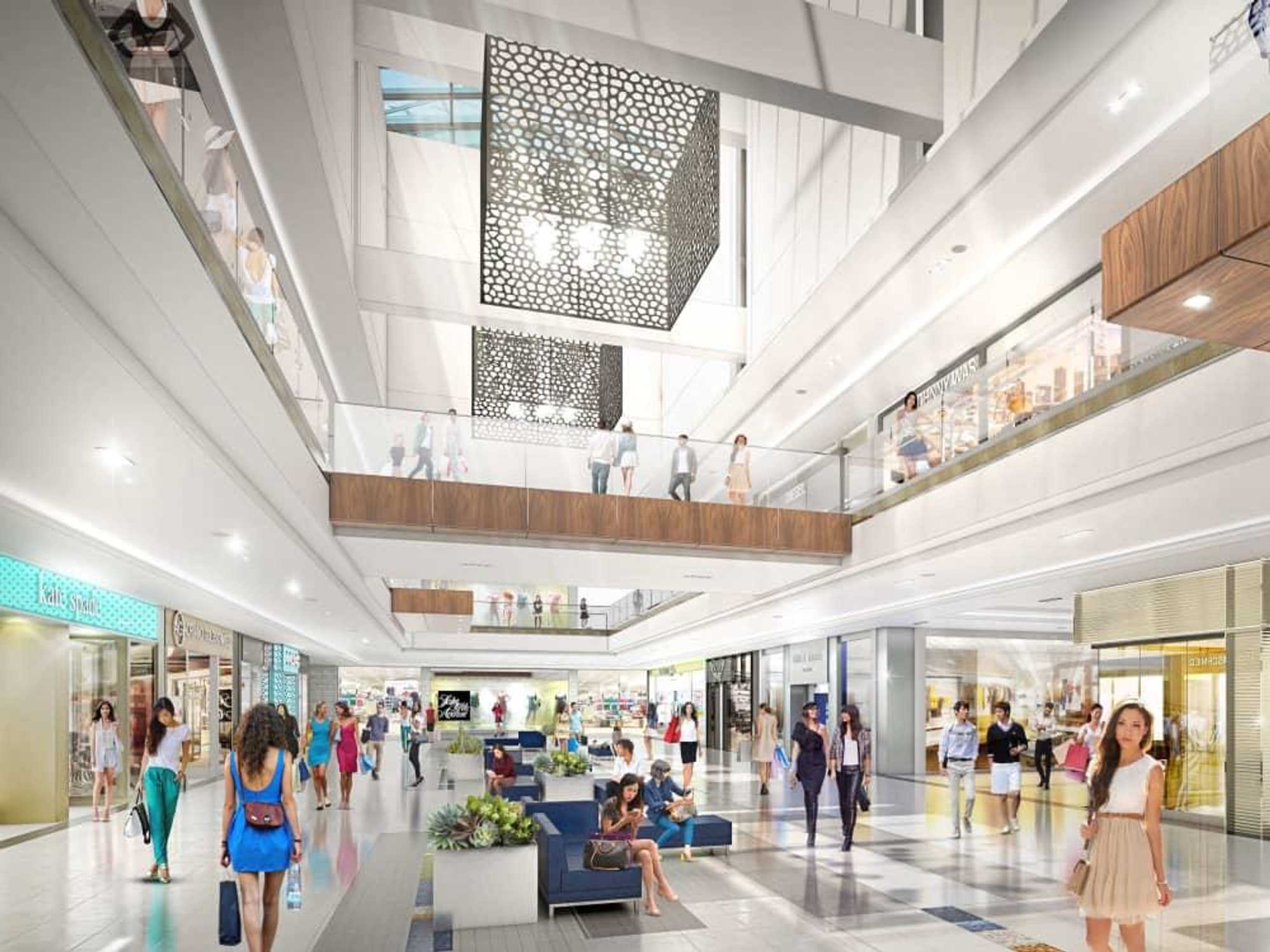 Rending of Galleria near new Saks Fifth Avenue