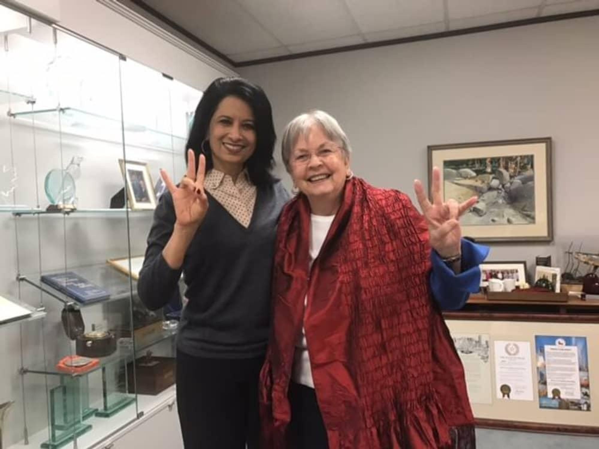 Renu Khator, Kathrine McGovern