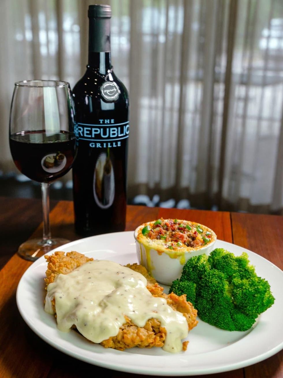 Republic Grille chicken fried steak