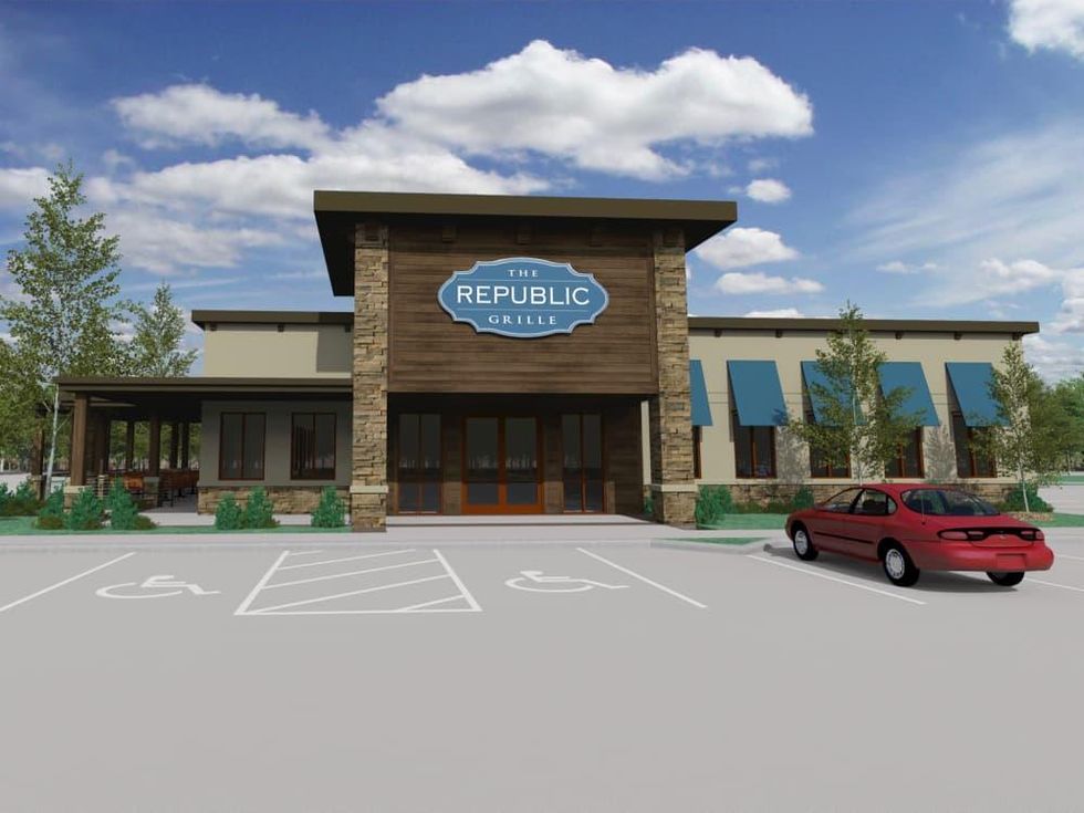 Republic Grille Spring rendering