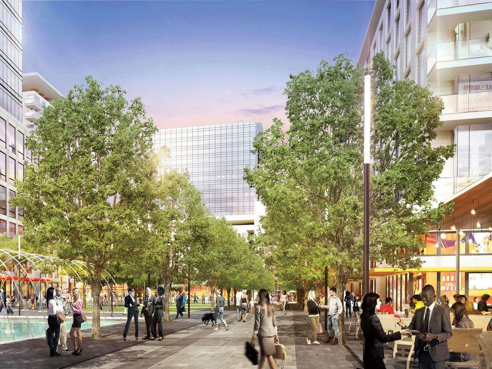 Republic Square pedestrian rendering