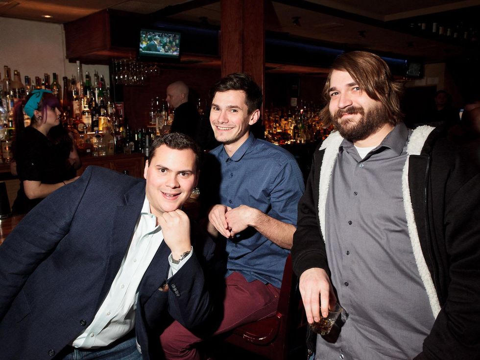 Reserve 101 anniversary party, January 2013, Chip Hight, Aaron Lamp, Josh Flagg