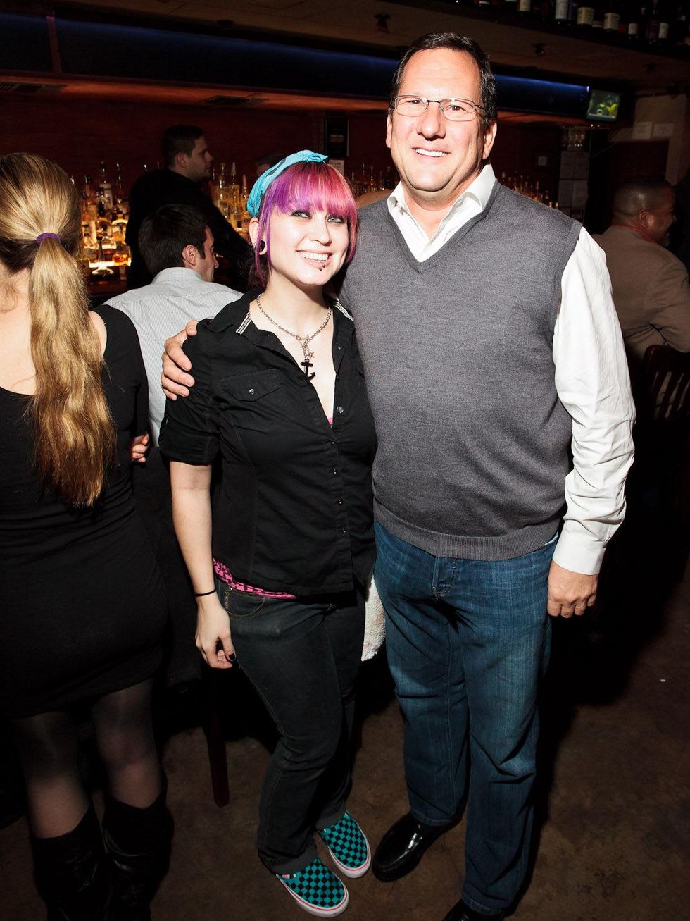 Reserve 101 anniversary party, January 2013, Kassidy Menace, Greg Yorston