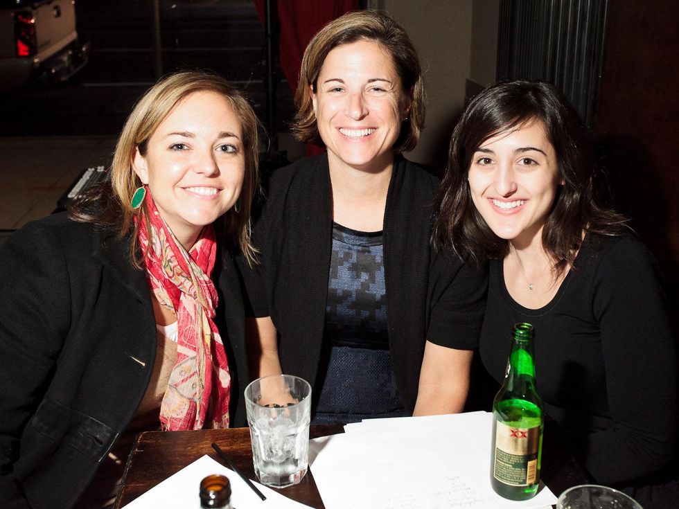 Reserve 101 anniversary party, January 2013, Tricia Clark, Jessica Mann, Hannah Ourso
