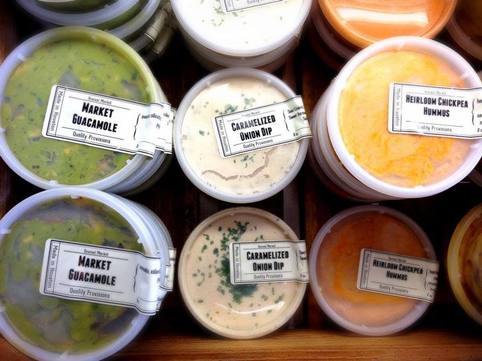 Revival Market dips and snacks