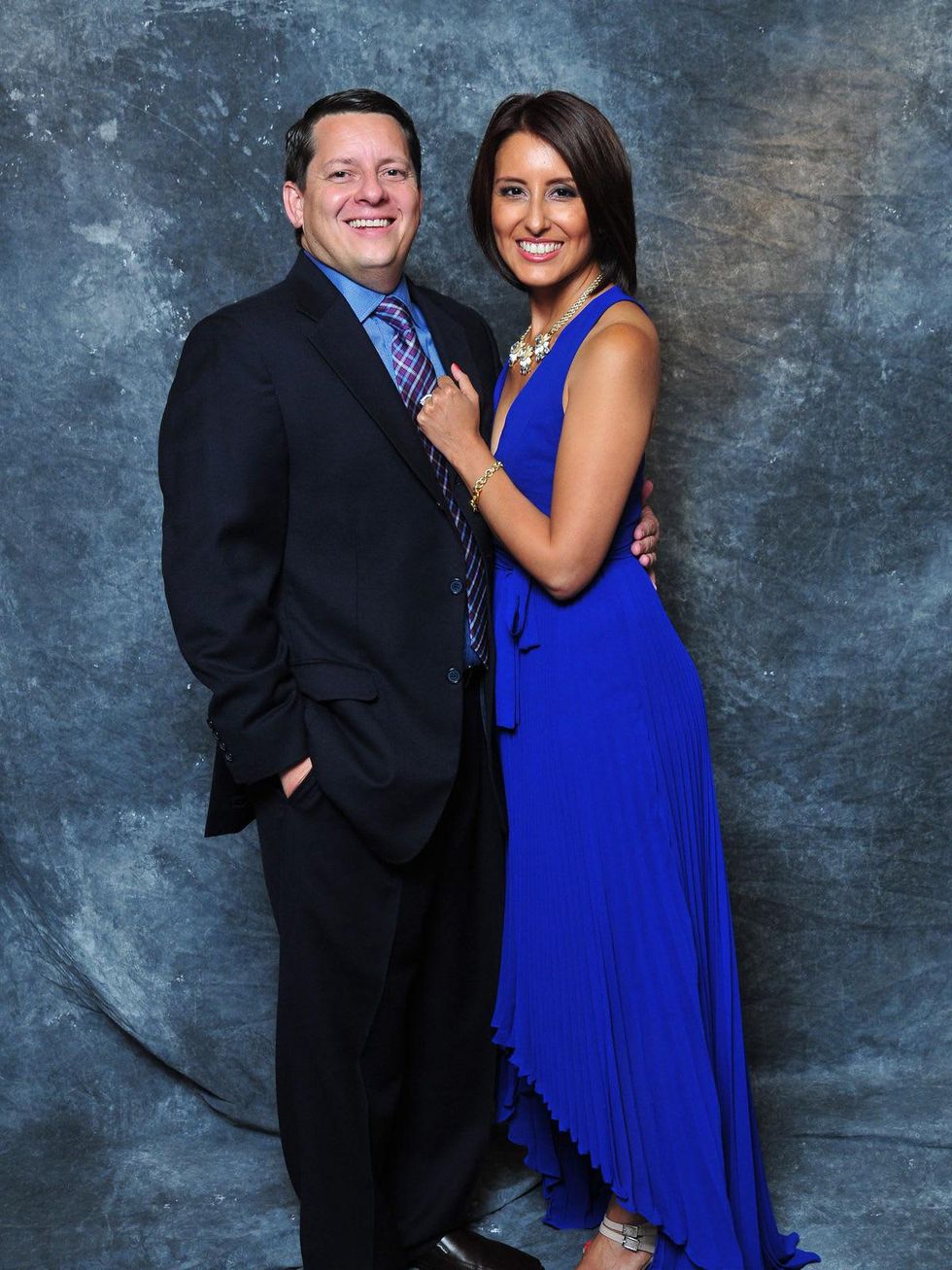 Rex and Alejandra Rutledge at Alex Martinez's birthday party July 2014