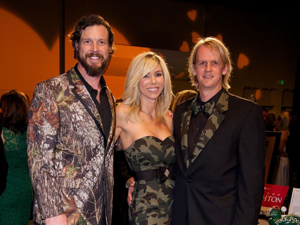 Rex Tucker, from left, with Marissa and Dr. Mark Mettauer at the Montgomery County Heart Ball March 2014