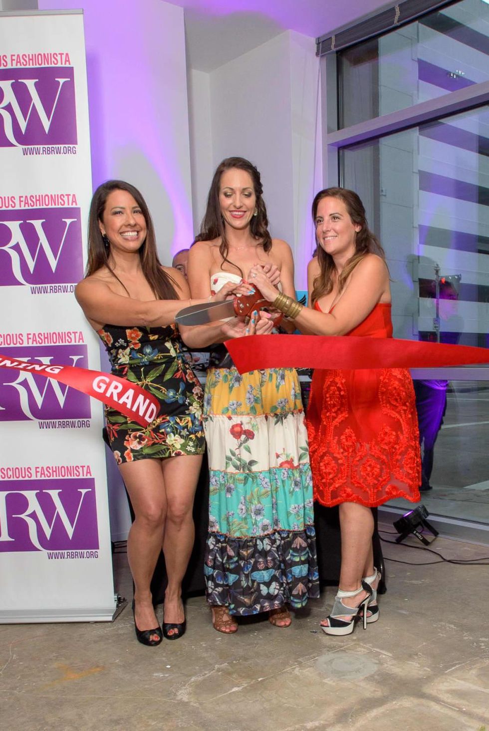 Ribbon Cutting - Anika Jackson Redick, Shannah Quinn and Jacquelyn Aluotto
