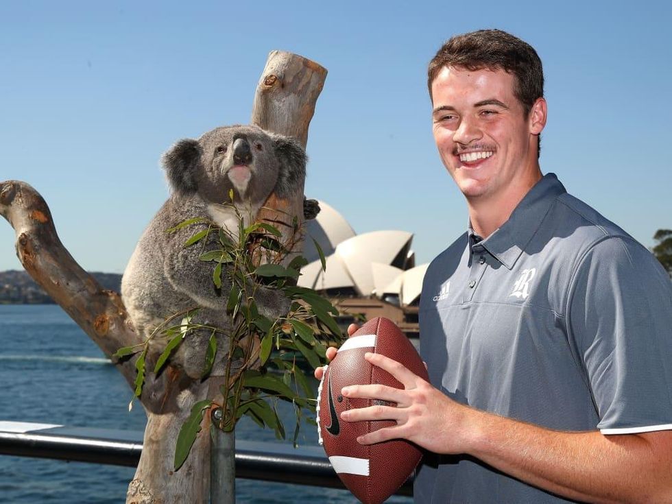 Rice player Jack Fox in Sydney Australia