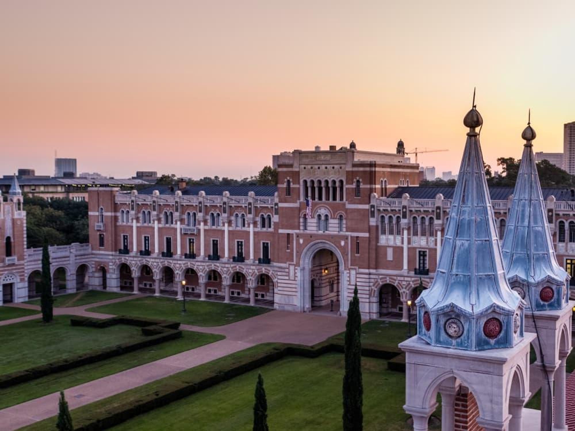 Rice University exterior main building