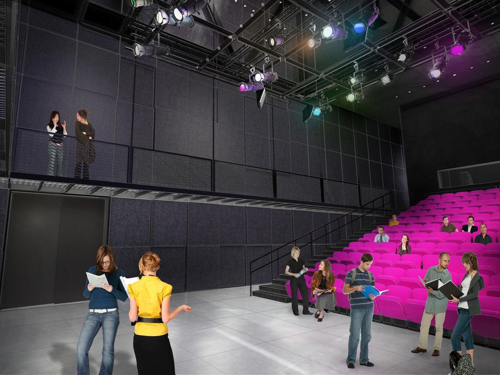 Rice University, Moody Center for the Arts, Black Box, auditorium, February 2013
