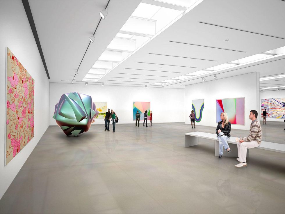 Rice University, Moody Center for the Arts, gallery, February 2013