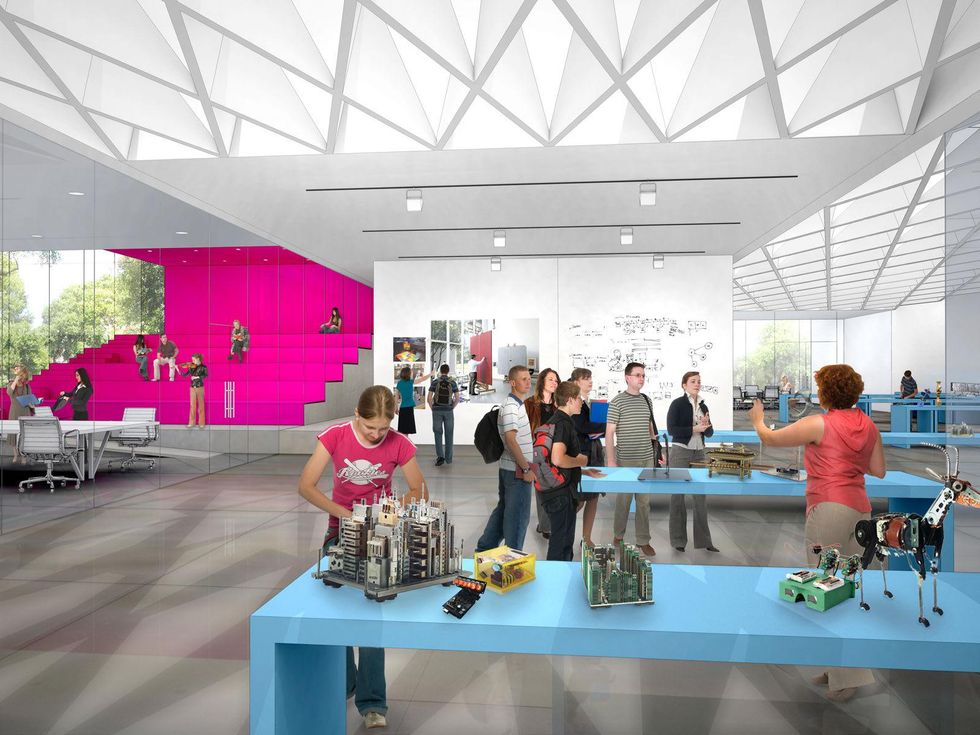 Rice University, Moody Center for the Arts, kitchen, February 2013