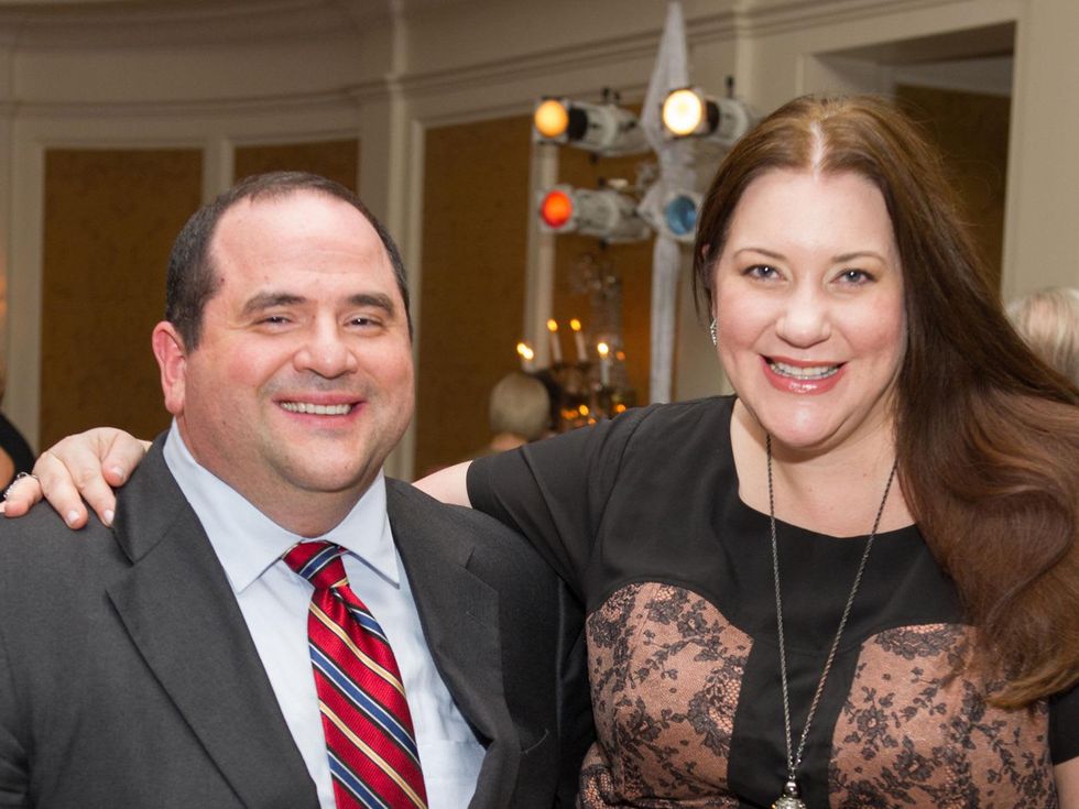 Richard and Elizabeth Husseini at the Preservation Houston Cornerstone Dinner February 2014