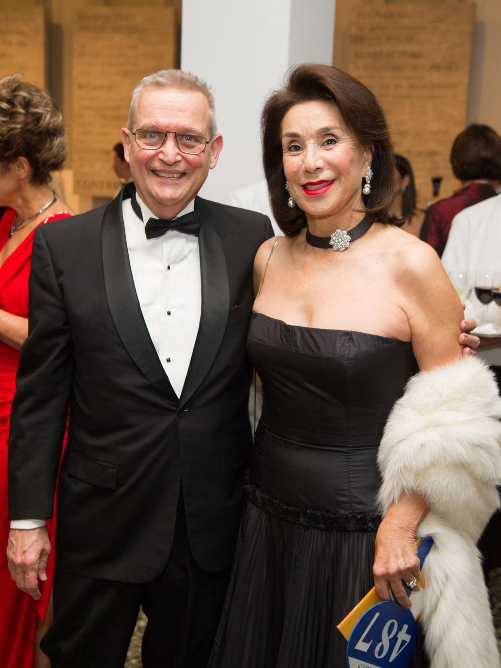 Richard Bone and Mary Cullen at the MFAH Latin American Experience November 2013