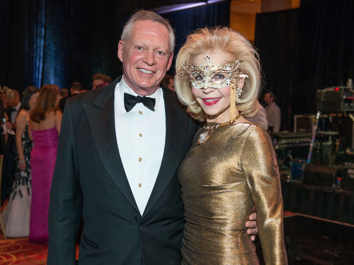 Richard Flowers and Lynn Wyatt. CultureMap Houston