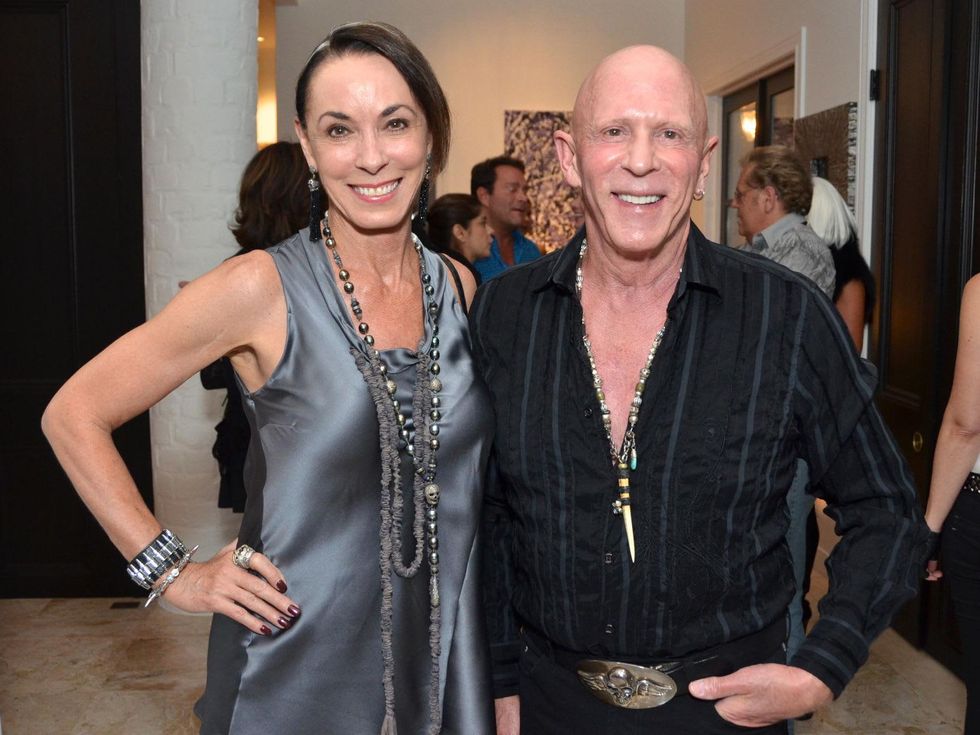 Richard Grieco, cocktail reception, September 2012, Sue Smith, Lester Smith